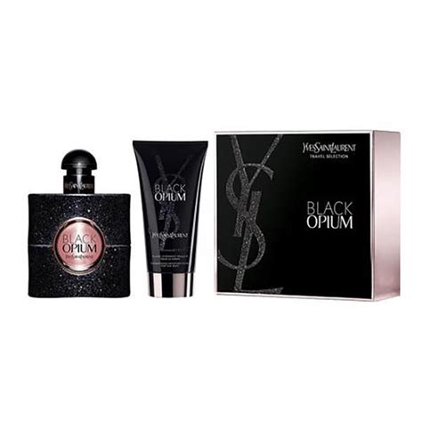 black opimum yves saint laurent|opium black gift set boots.